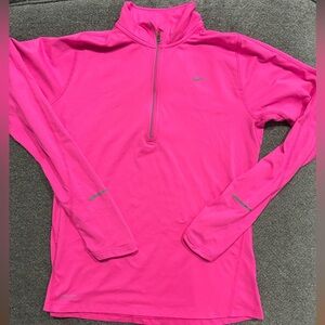 Nike Element Dri-FIT Half-Zip Pullover Bright Pink Size M